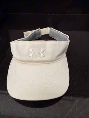 🧢Under Armour White Performance Golf Visor